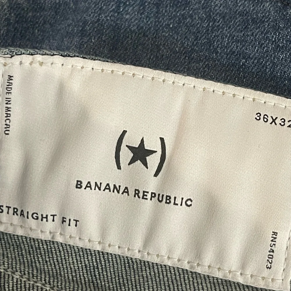 Banana Republic Straight Fit Jeans 36/32 - Picture 6 of 7